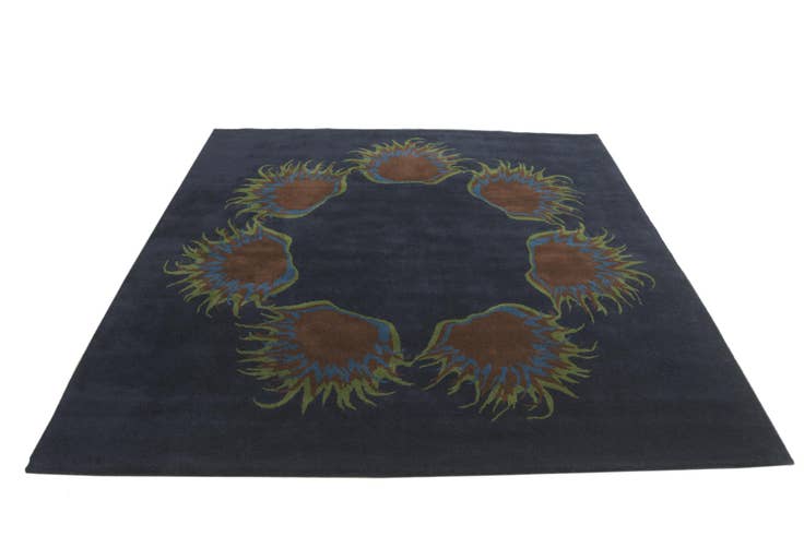 Detail image of 7' 6 x 7' 6 Luna Wool Square Rug