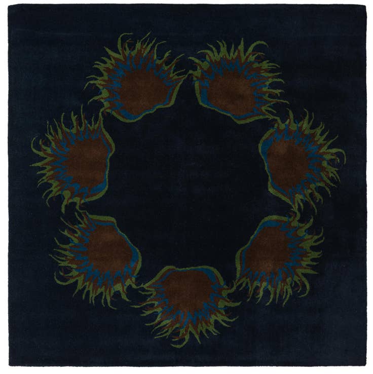 Detail image of 7' 6 x 7' 6 Luna Wool Square Rug