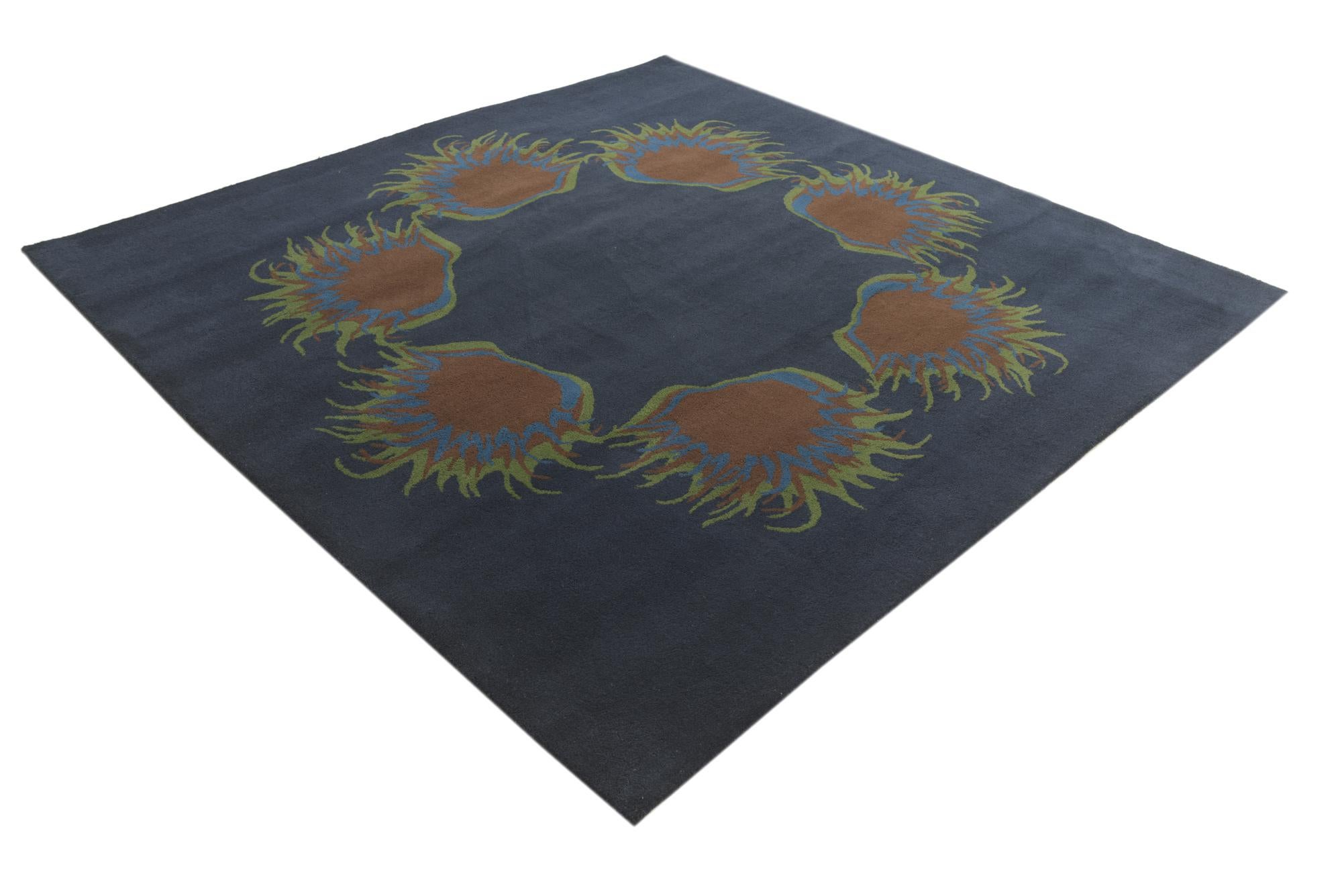 7' 6 x 7' 7 Luna Wool Square Rug