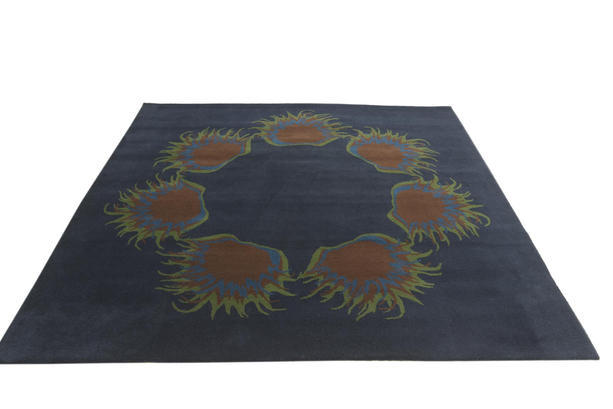 7' 6 x 7' 7 Luna Wool Square Rug