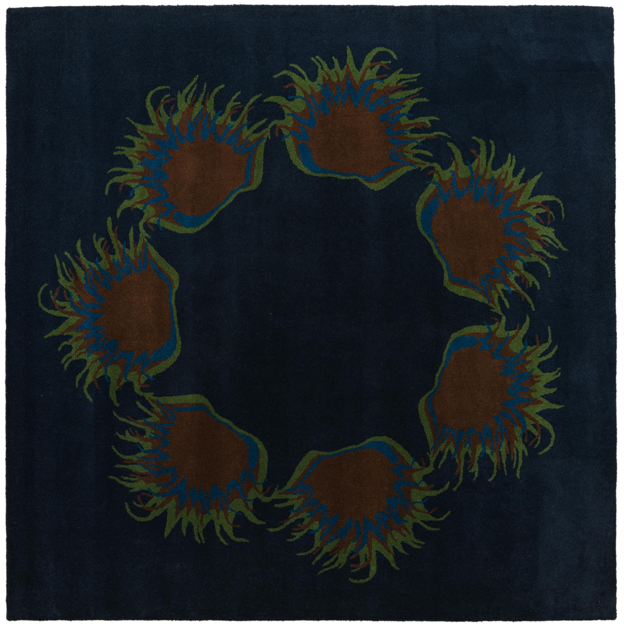 7' 6 x 7' 7 Luna Wool Square Rug