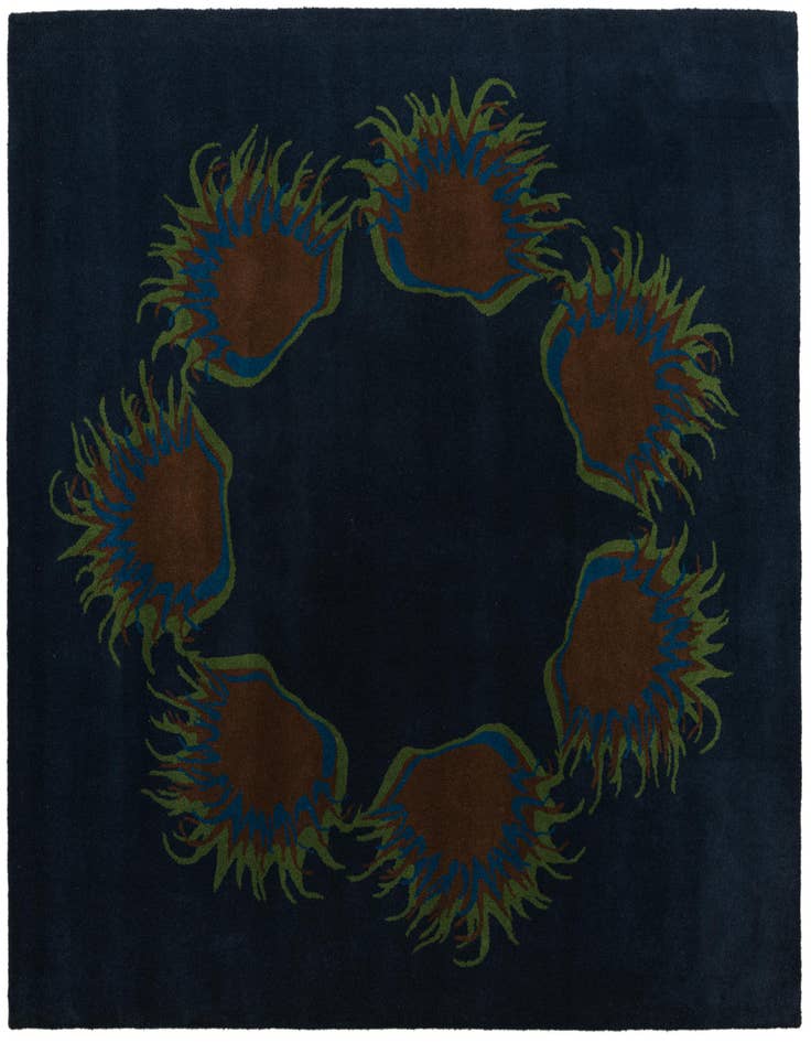 Detail image of 7' 6 x 7' 7 Luna Wool Square Rug
