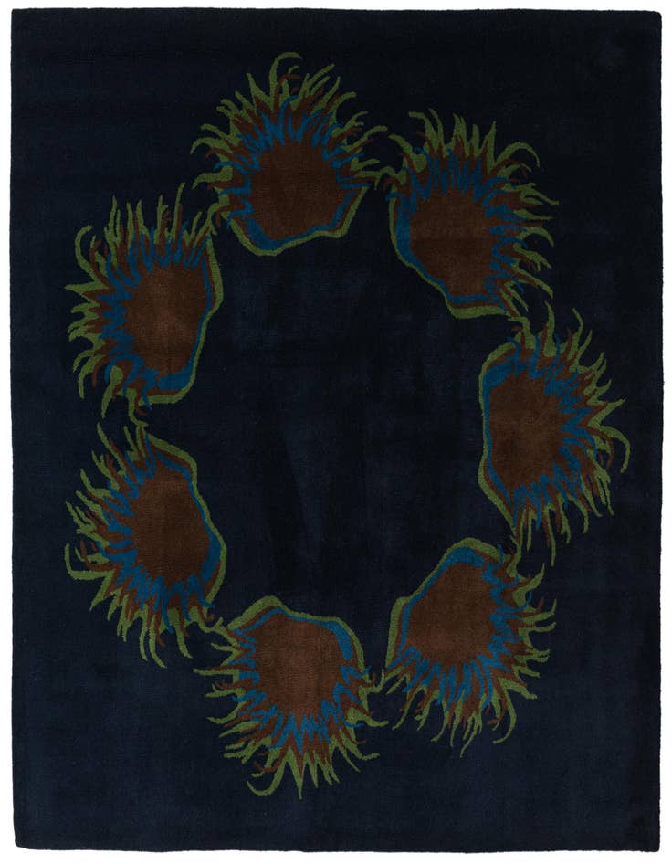 Detail image of 7' 5 x 7' 7 Luna Wool Square Rug