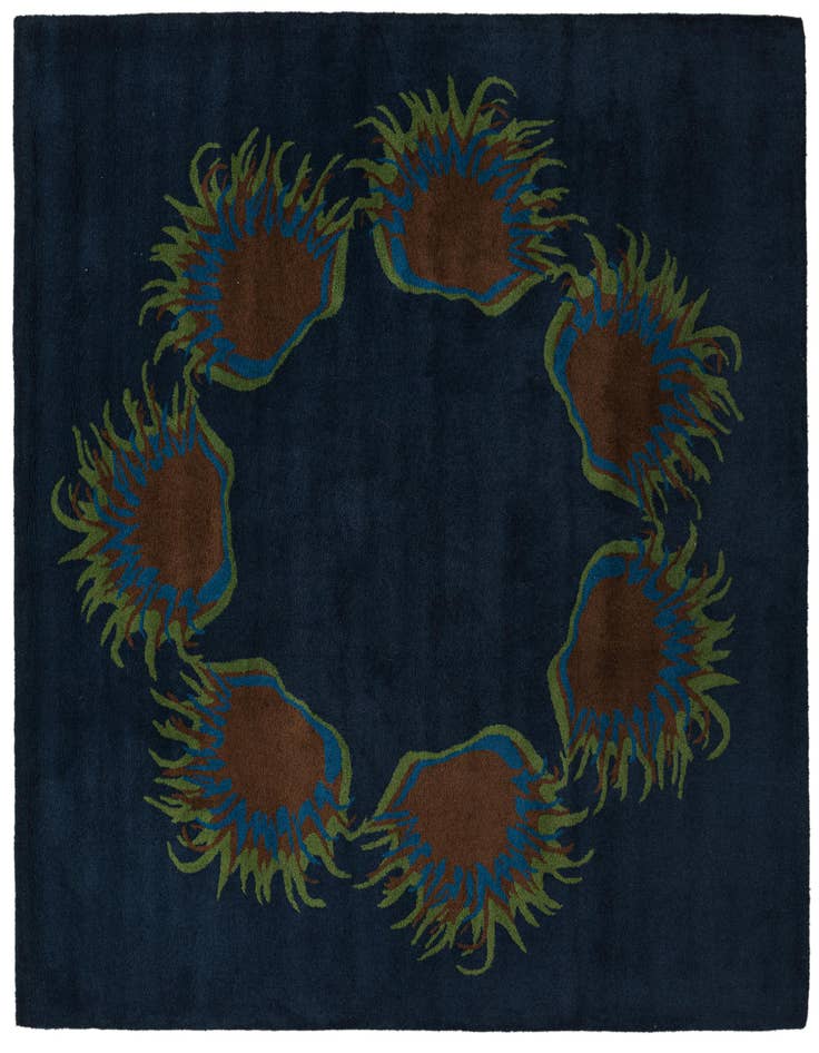 Detail image of 7' 7 x 7' 7 Luna Wool Square Rug