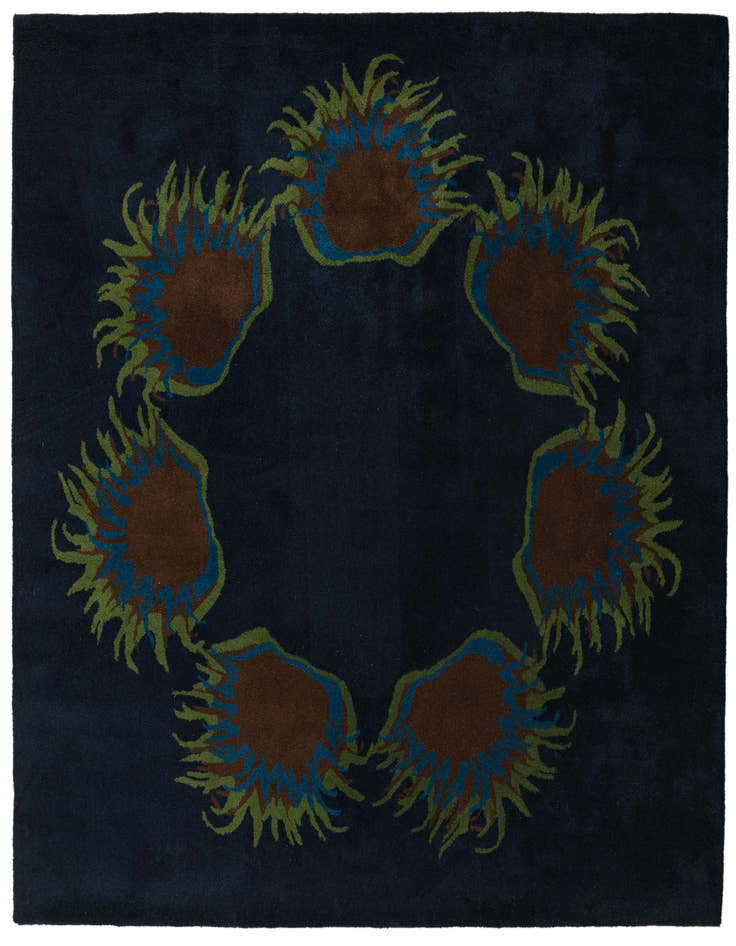 Detail image of 7' 7 x 7' 7 Luna Wool Square Rug
