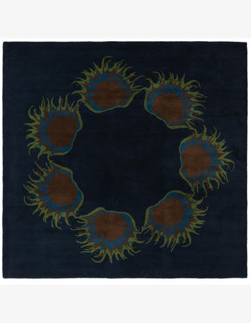 7' 3 x 7' 6 Luna Wool Square Rug