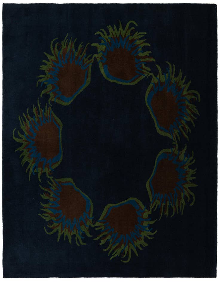 Detail image of 7' 6 x 7' 6 Luna Wool Square Rug