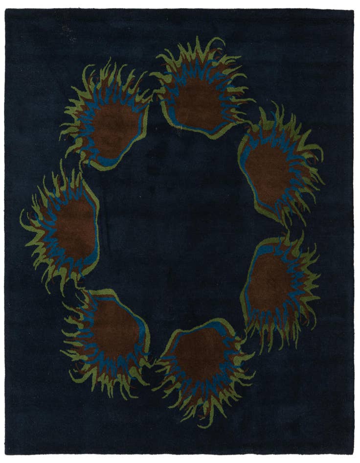 Detail image of 7' 7 x 7' 7 Luna Wool Square Rug