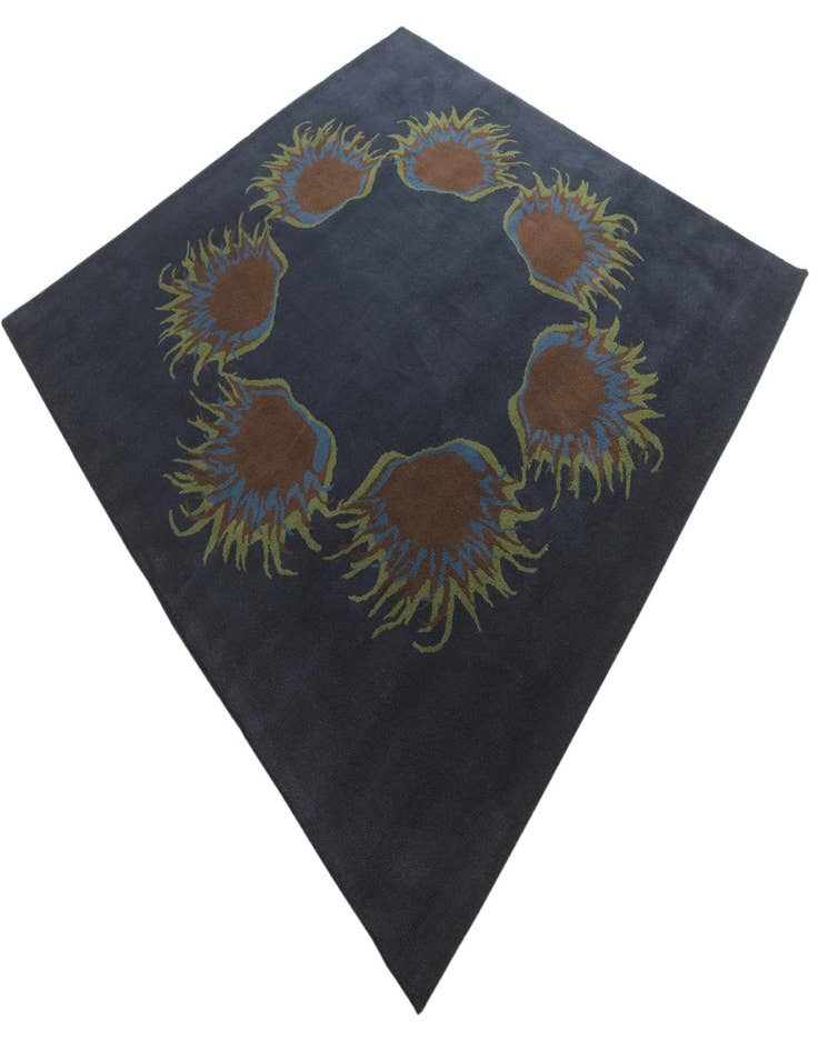 Detail image of 7' 6 x 7' 7 Luna Wool Square Rug