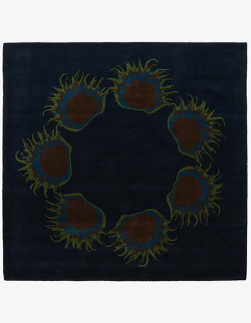 7' 5 x 7' 8 Luna Wool Square Rug