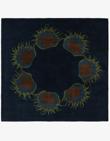 7' 3 x 7' 6 Luna Wool Square Rug