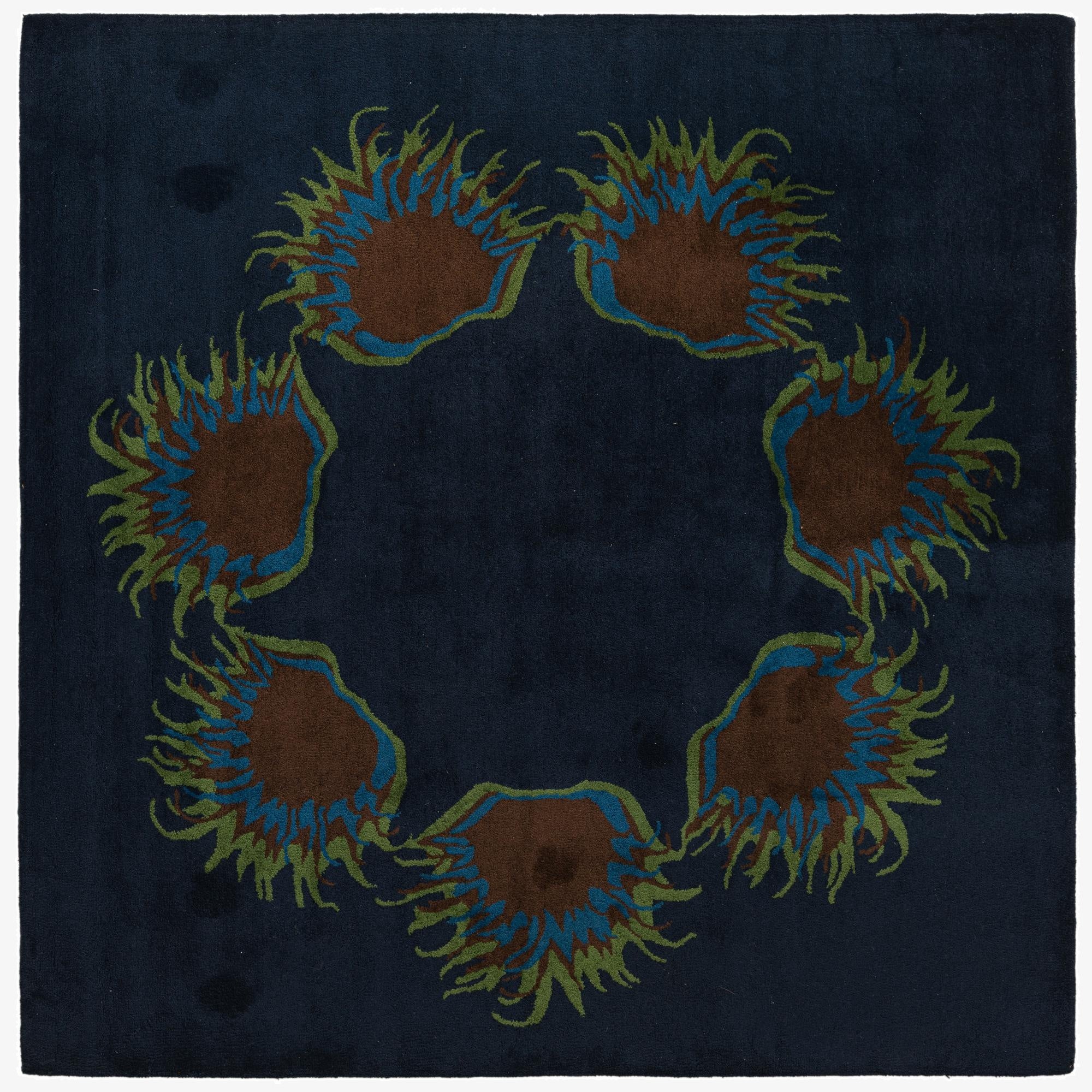 7' 6 x 7' 7 Luna Wool Square Rug