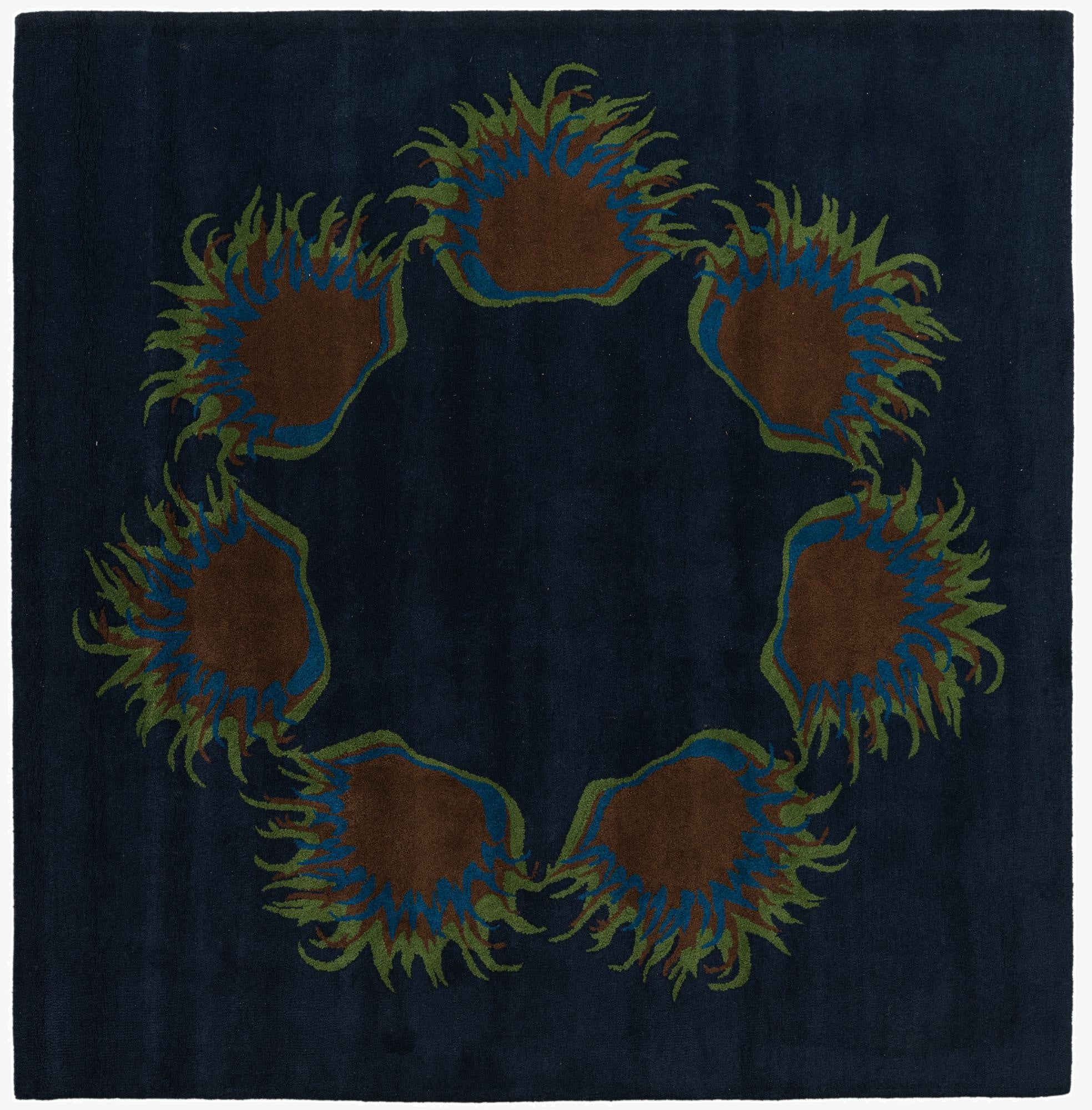 7' 6 x 7' 8 Luna Wool Square Rug