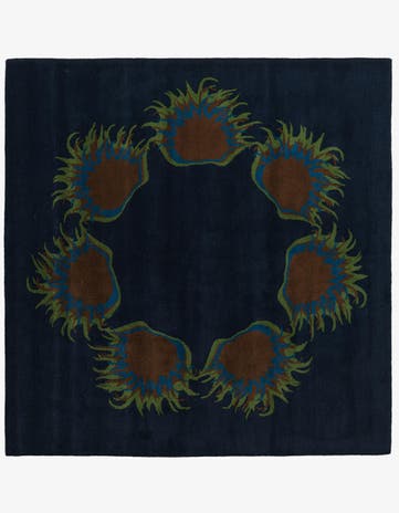 7' 6 x 7' 8 Luna Wool Square Rug