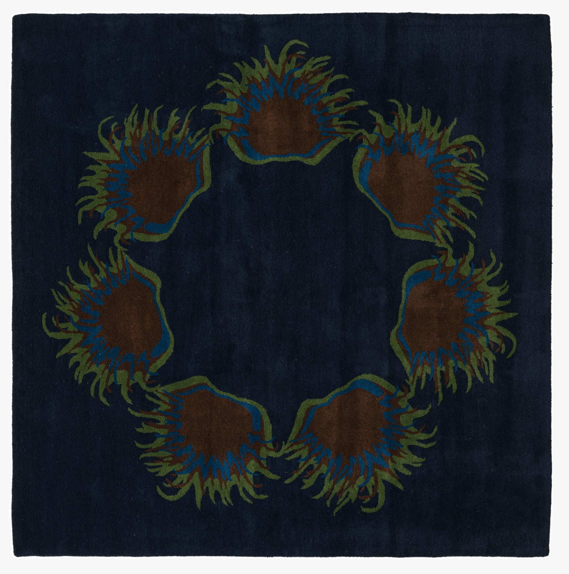 7' 6 x 7' 7 Luna Wool Square Rug