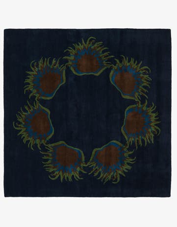 7' 6 x 7' 7 Luna Wool Square Rug