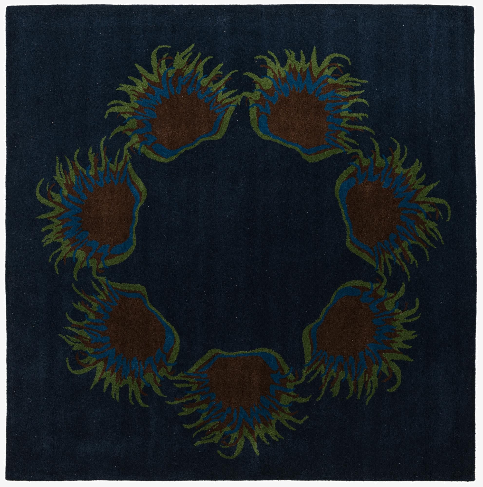 7' 6 x 7' 7 Luna Wool Square Rug