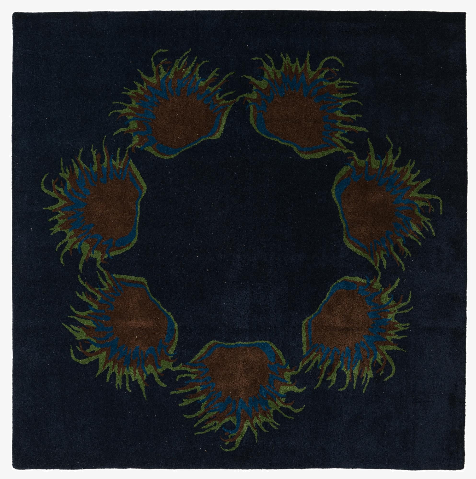 7' 5 x 7' 6 Luna Wool Square Rug