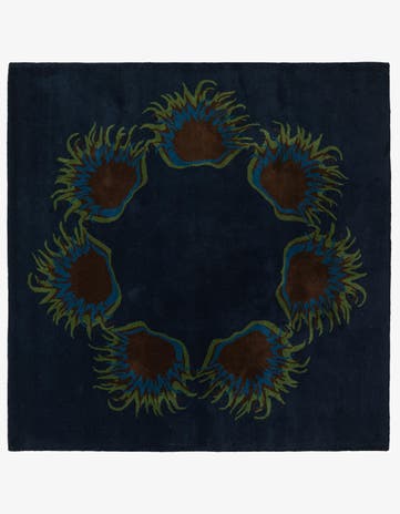 7' 6 x 7' 7 Luna Wool Square Rug