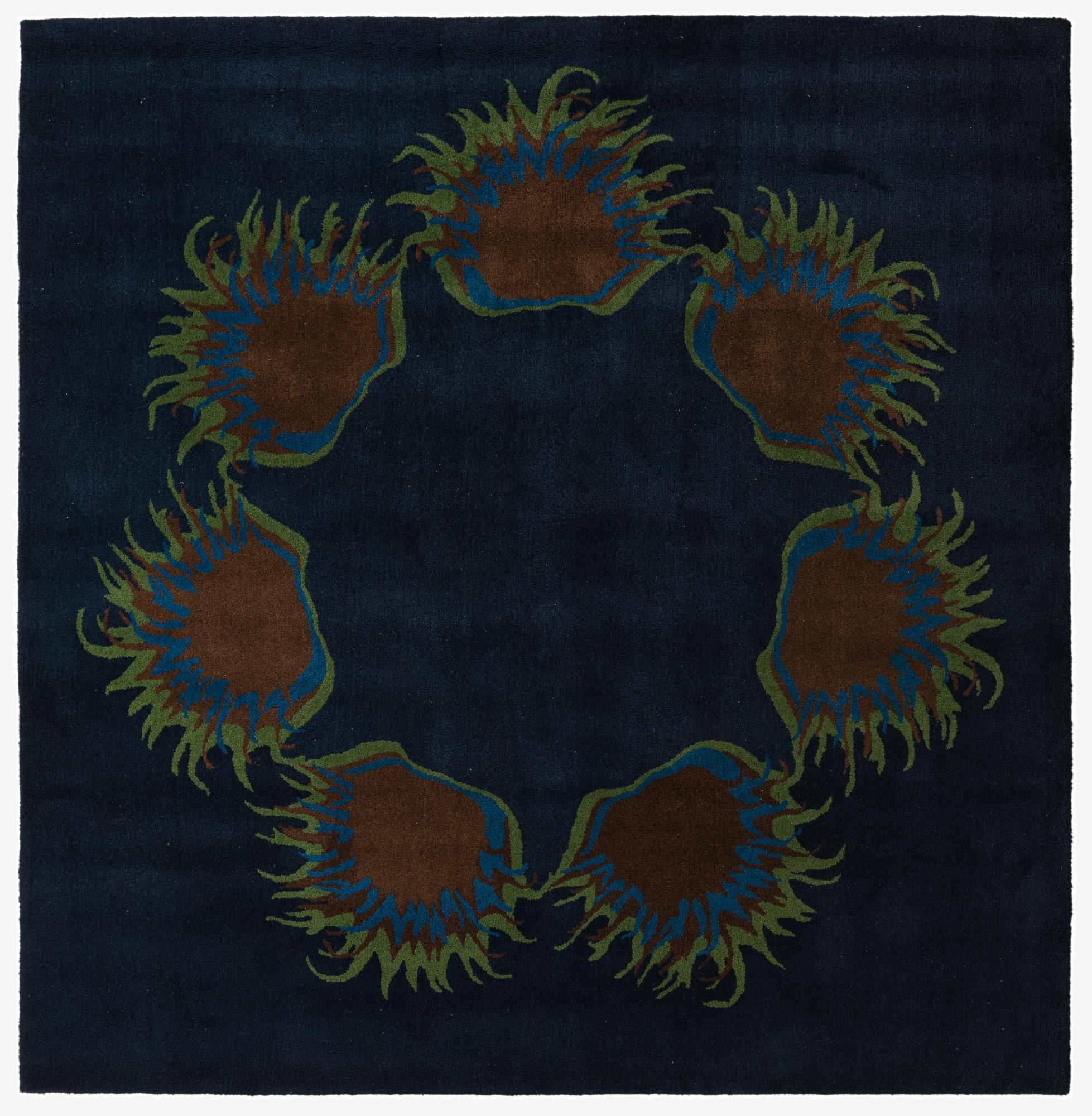 7' 6 x 7' 7 Luna Wool Square Rug