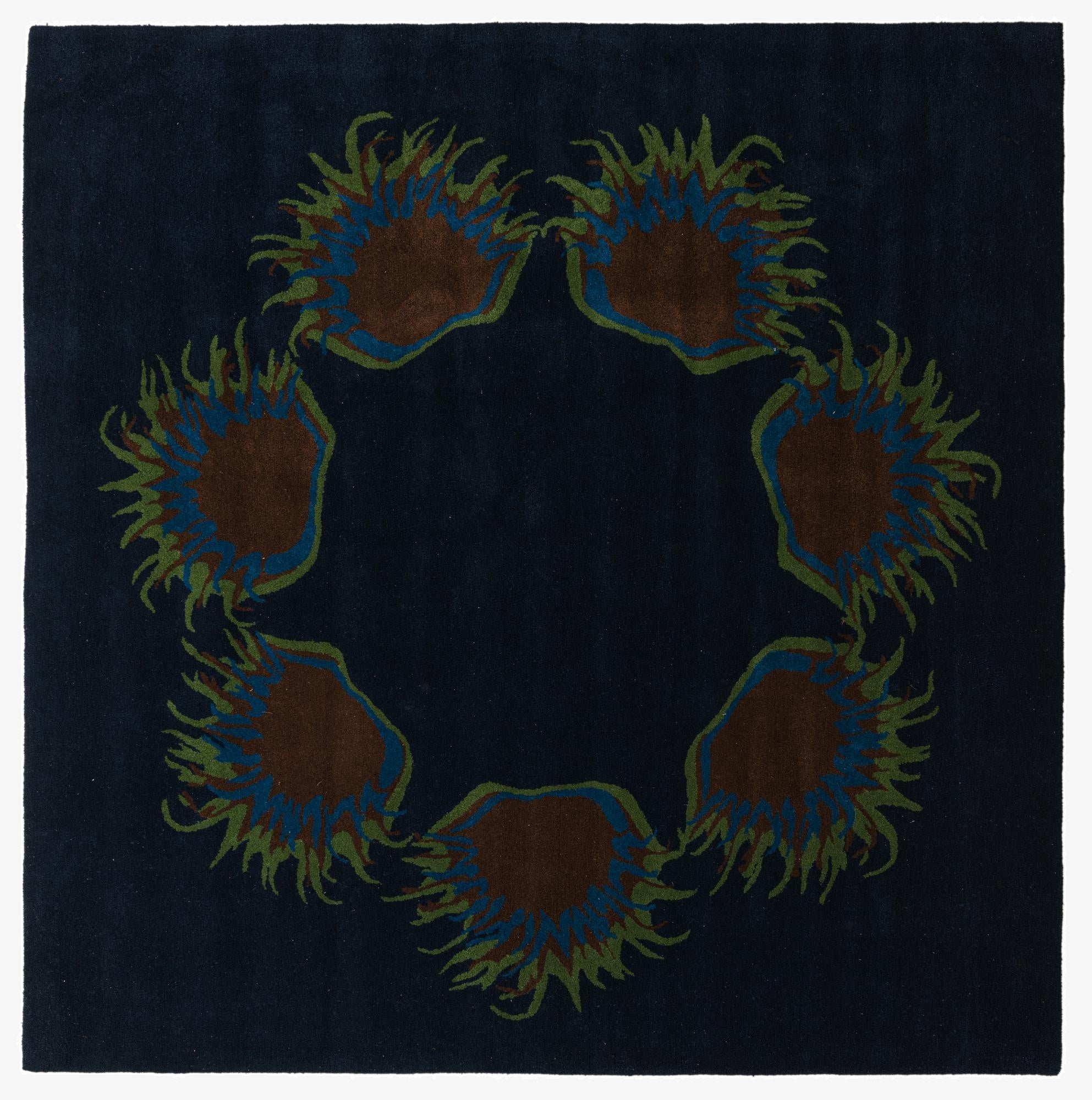 7' 6 x 7' 7 Luna Wool Square Rug