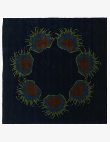 7' 6 x 7' 7 Luna Wool Square Rug