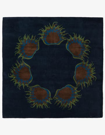 7' 6 x 7' 7 Luna Wool Square Rug