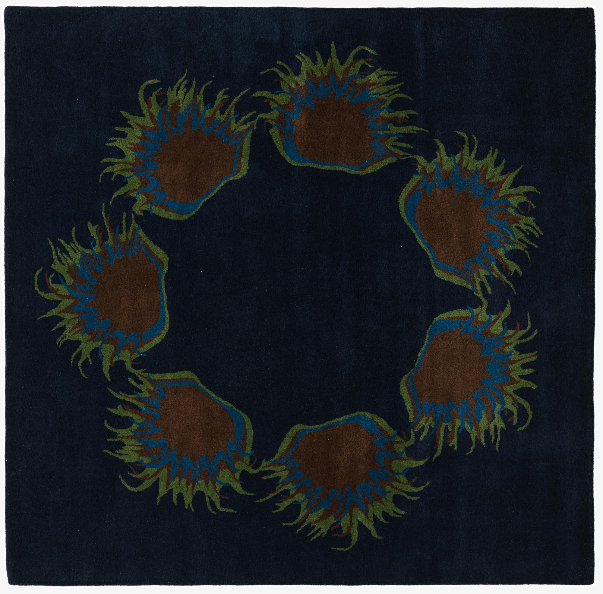 7' 6 x 7' 7 Luna Wool Square Rug