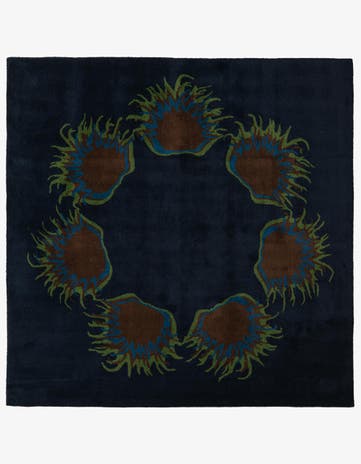 7' 6 x 7' 7 Luna Wool Square Rug