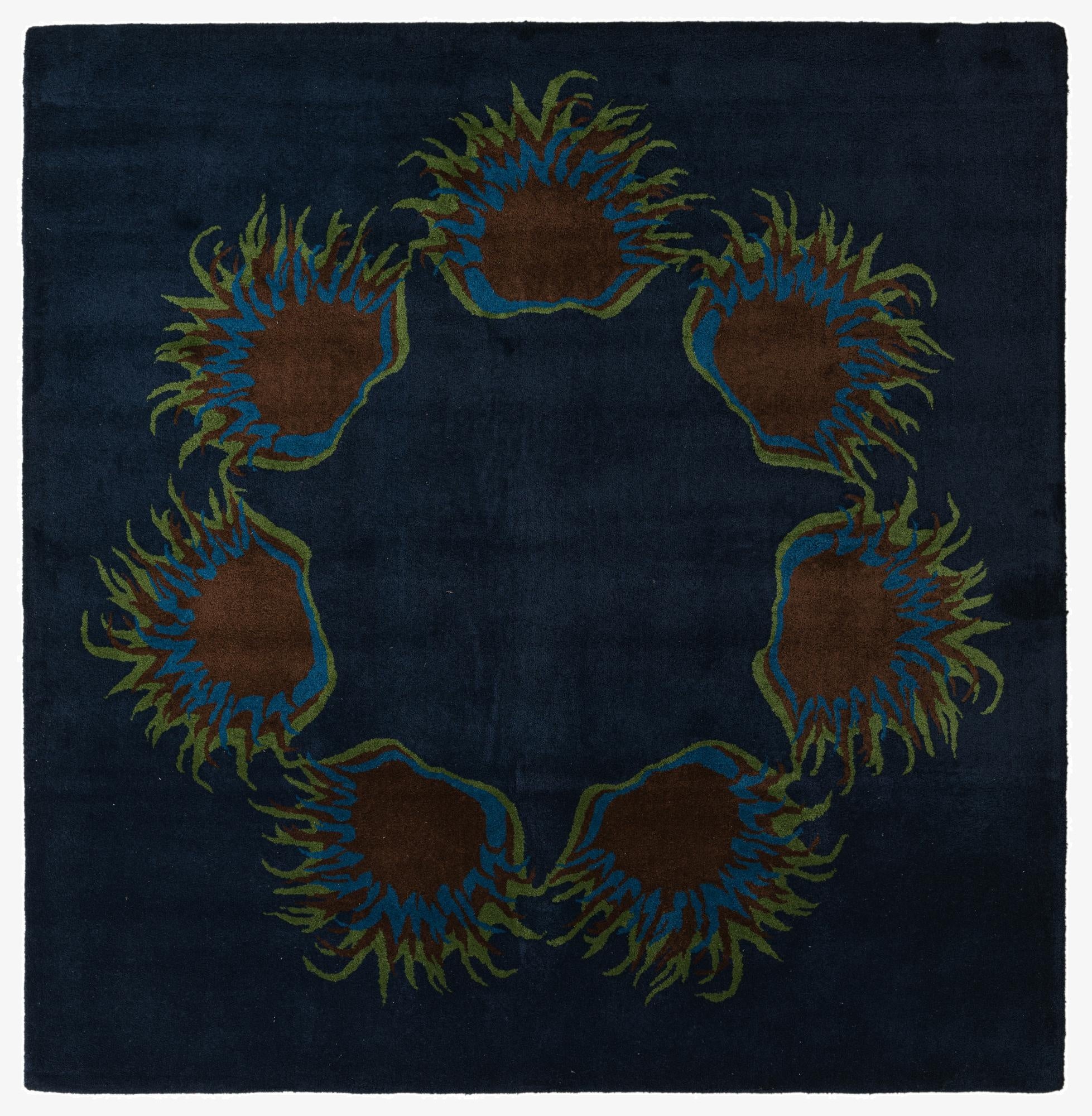 7' 6 x 7' 7 Luna Wool Square Rug