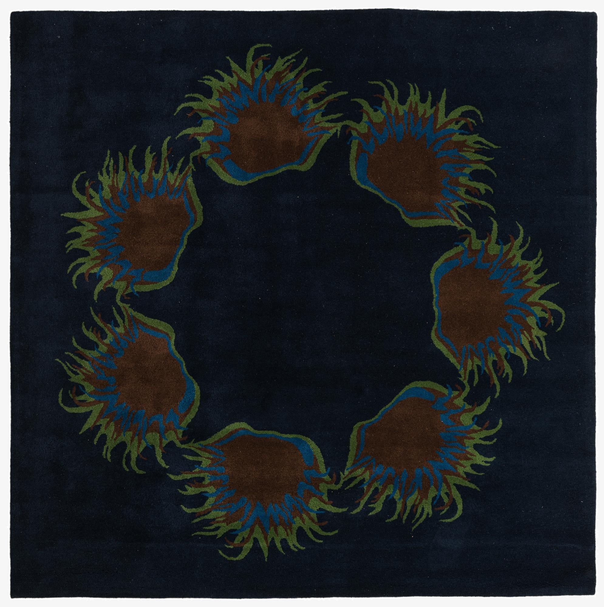 7' 6 x 7' 7 Luna Wool Square Rug