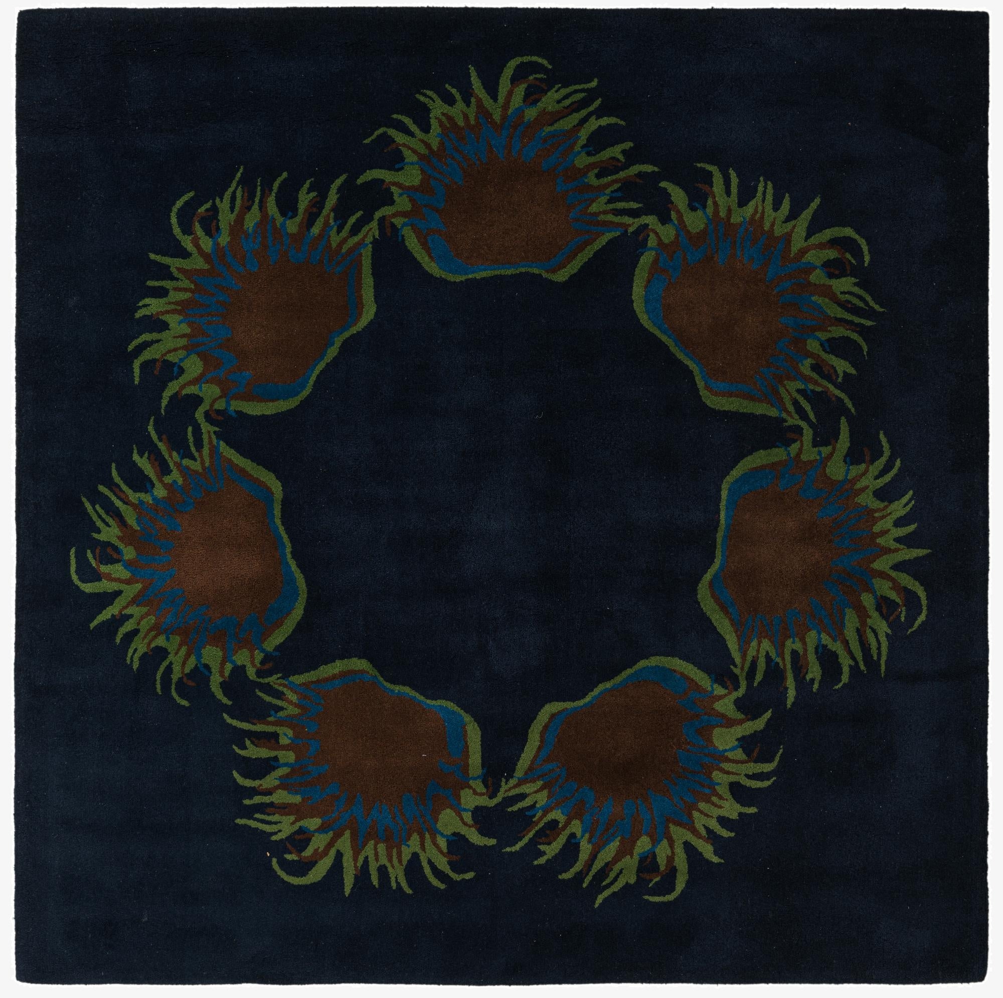 7' 6 x 7' 7 Luna Wool Square Rug