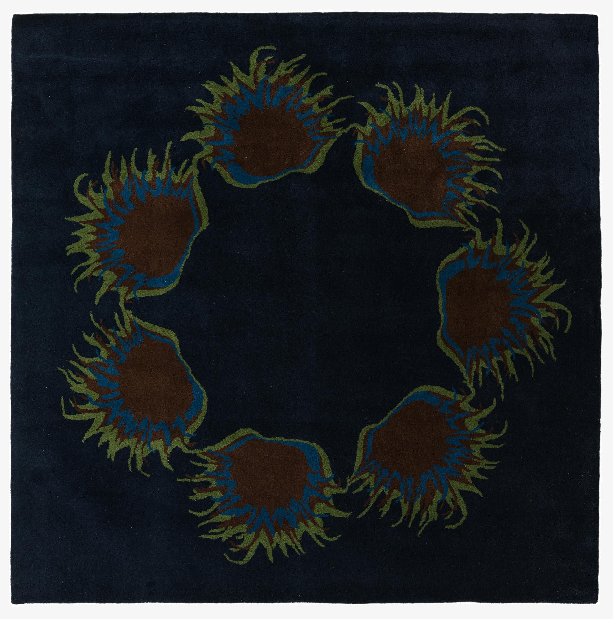 7' 6 x 7' 7 Luna Wool Square Rug