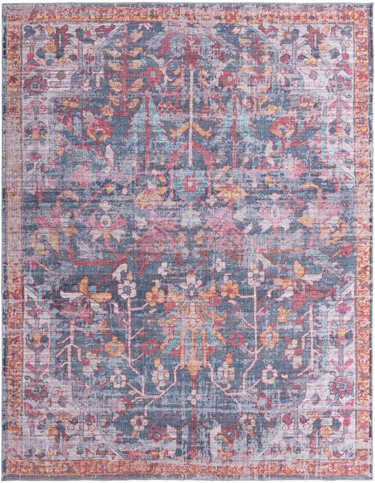 Detail image of 10' 6 x 10' 6 Washable Maahru Square Rug