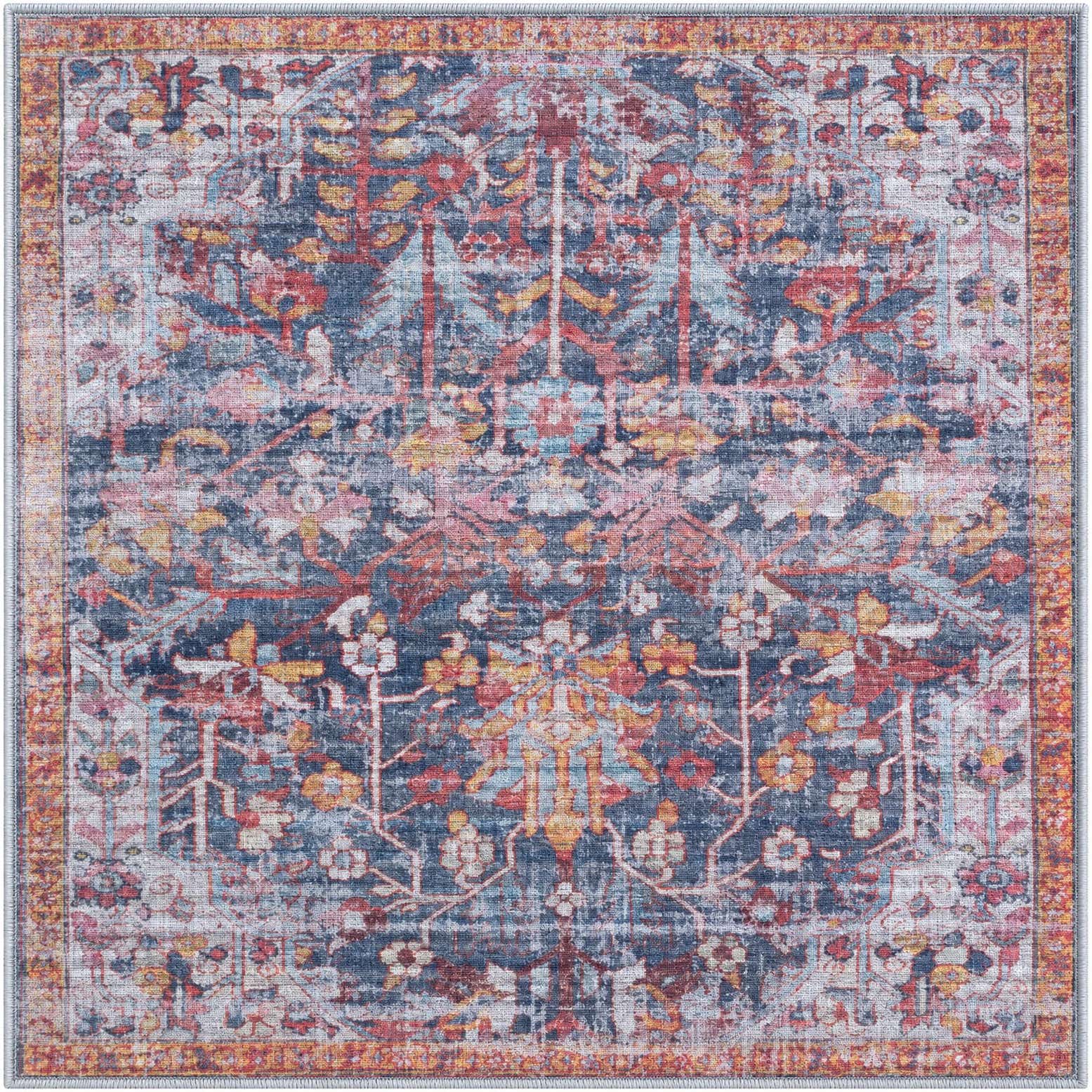 125cm x 125cm Maahru Alfombra Cuadrado