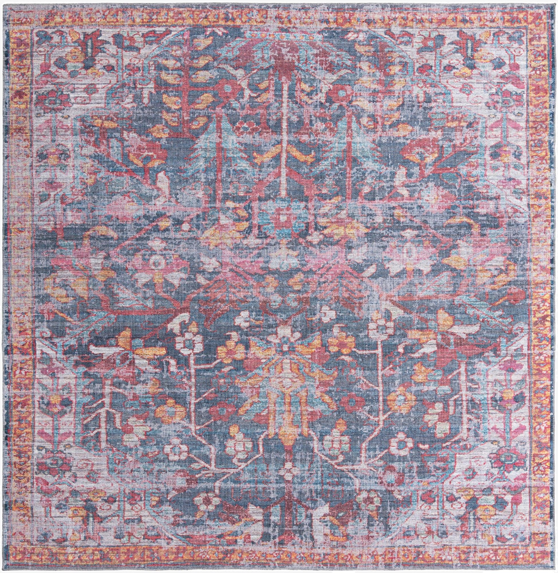 10' 6 x 10' 6  Washable Maahru Square Rug