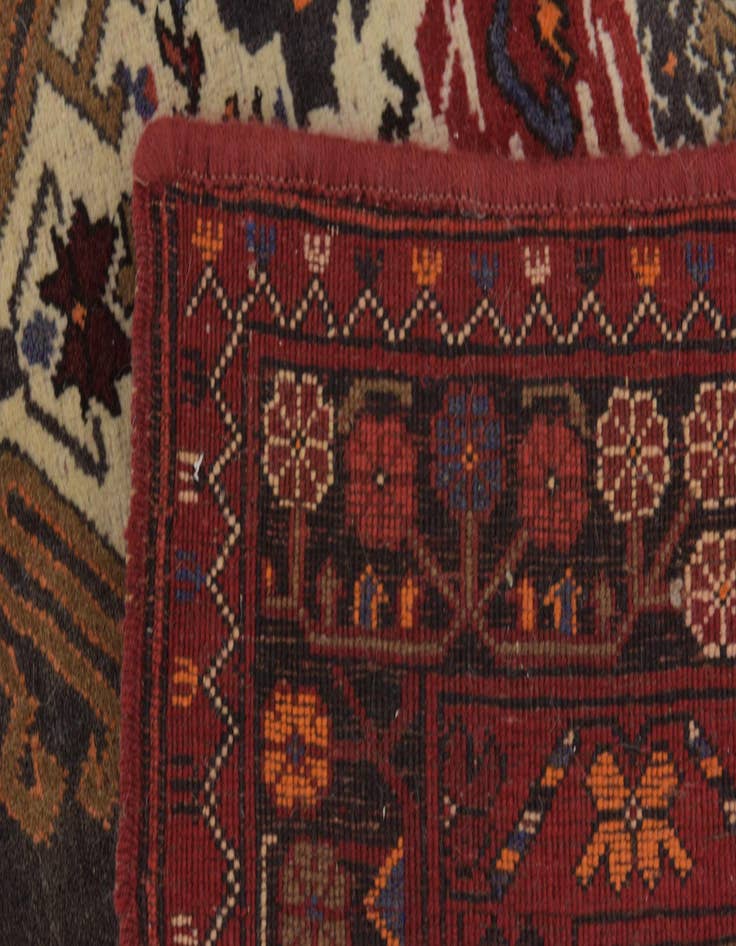 Detail image of 7' 8 x 8' 10 Hand Knotted Meshkabad Persian Wool Square Rug