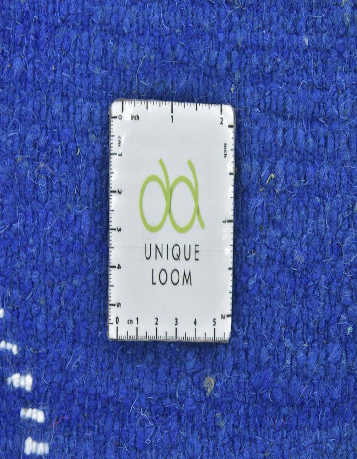 Detail image of 3' 6 x 4' 5  Hand Knotted Moroccan Wool Square Rug