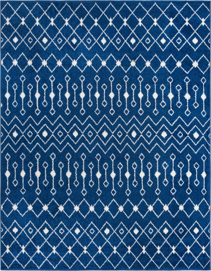 Detail image of 7' 10 x 7' 10 Moroccan Trellis Square Rug