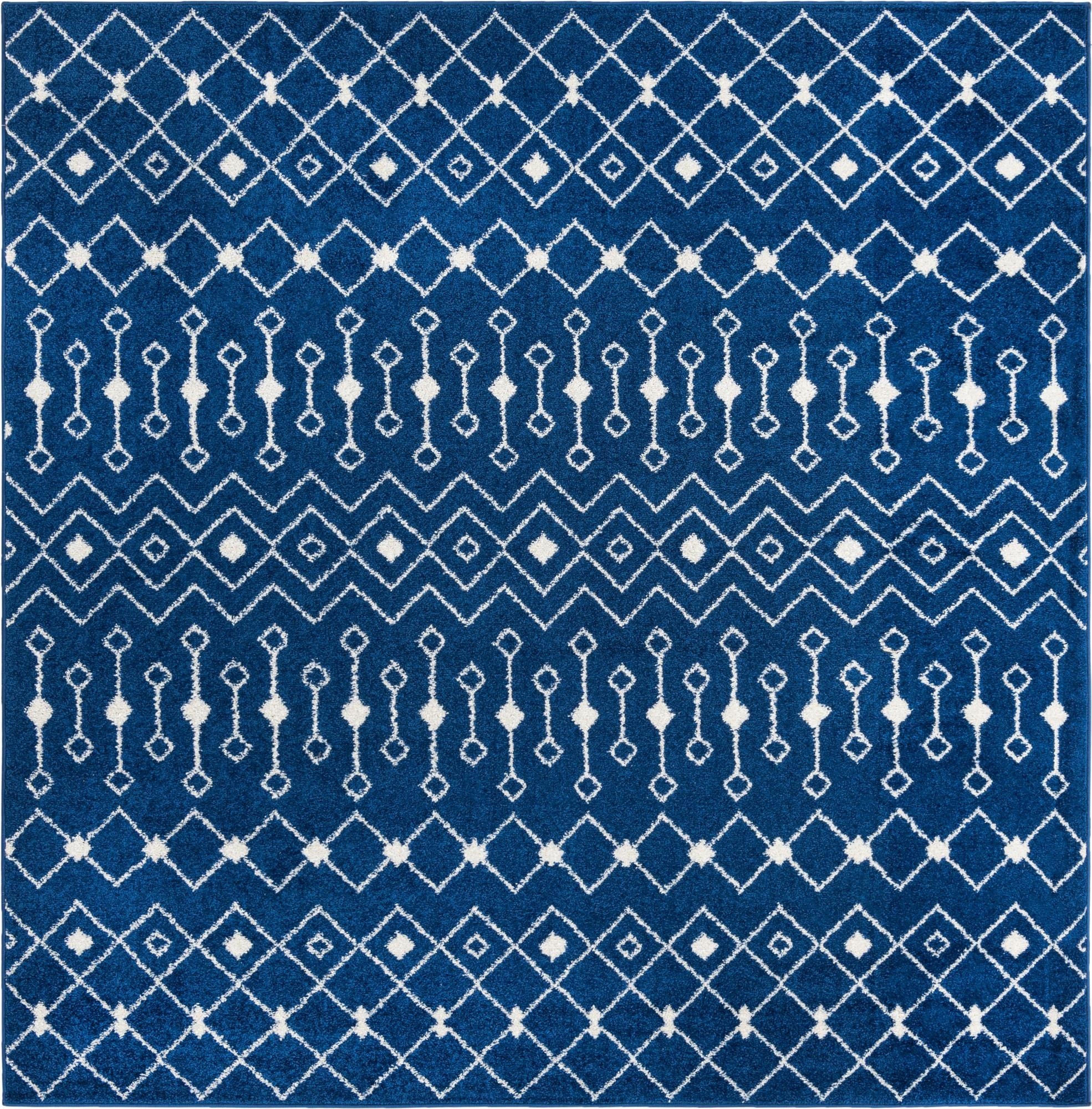 Primary image 7' 10 x 7' 10 Moroccan Trellis Square Rug