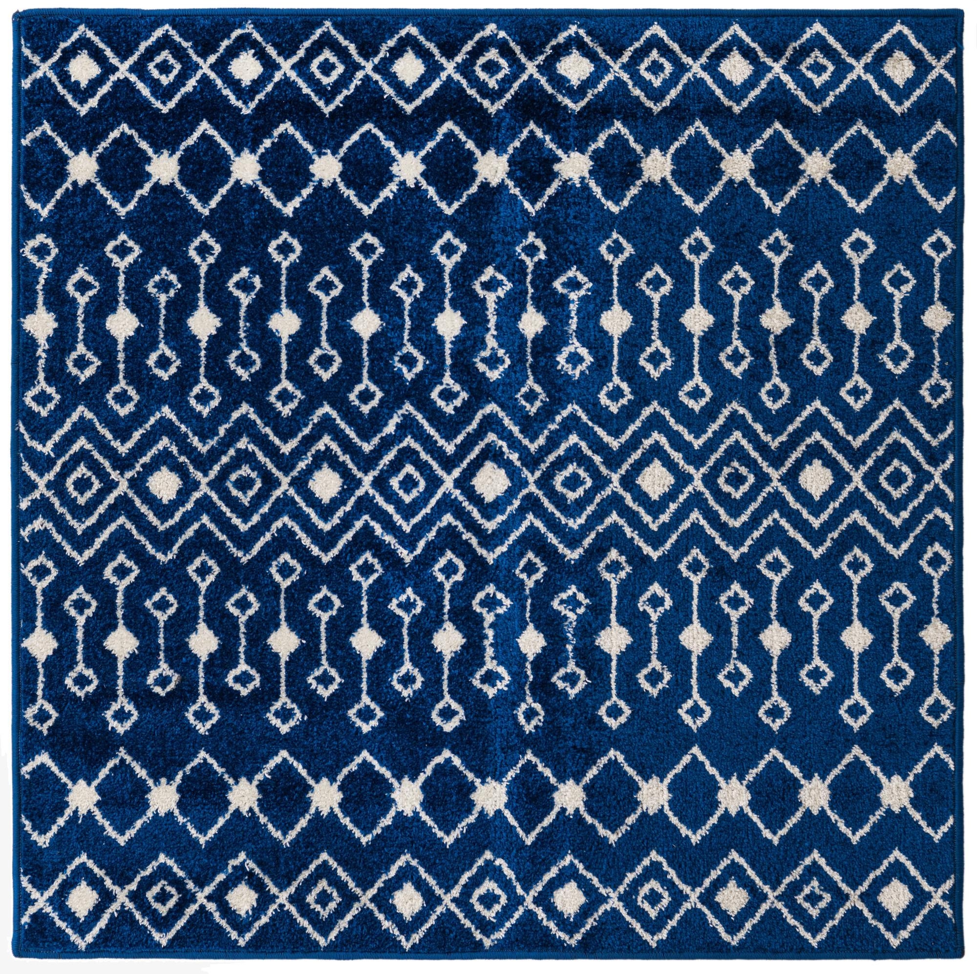 Primary image 4' x 4' Moroccan Trellis Square Rug