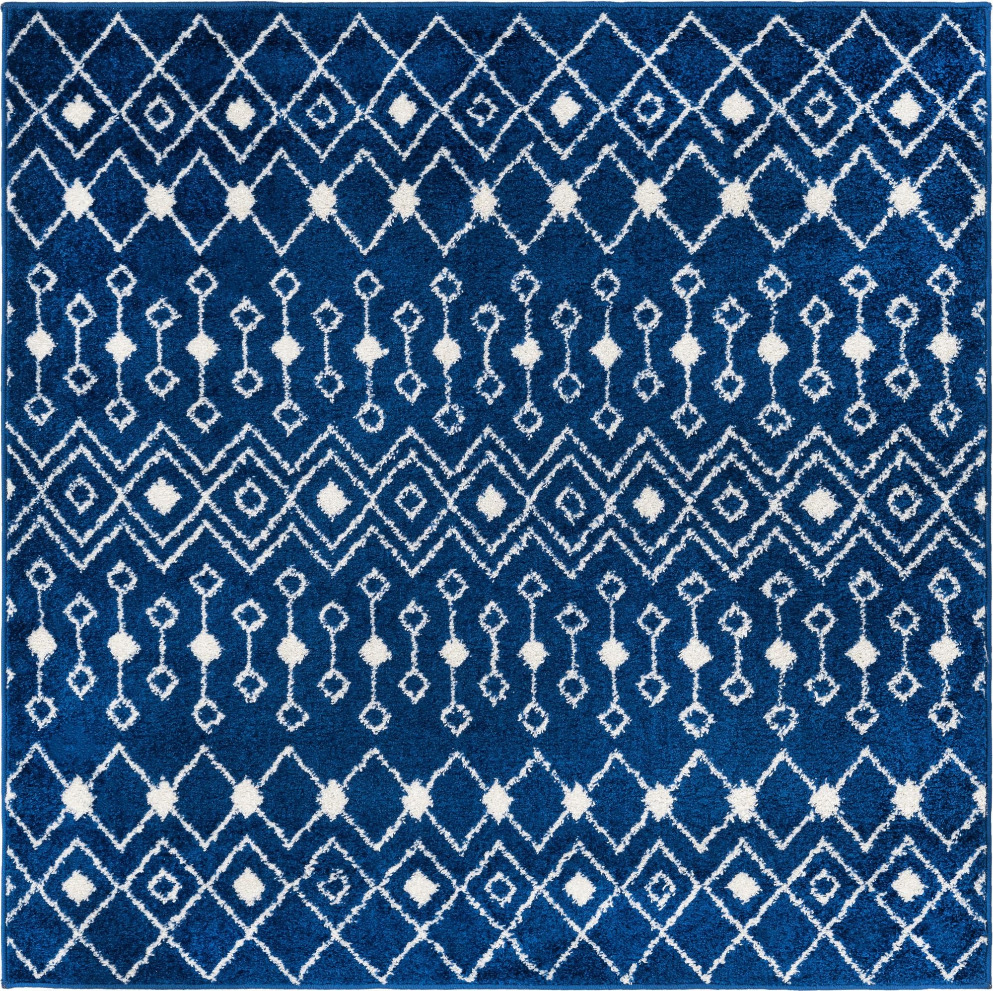 5' 3 x 5' 3 Moroccan Trellis Square Rug