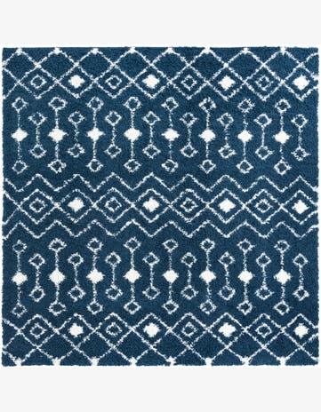 10' x 10' Moroccan Trellis Shag Square Rug