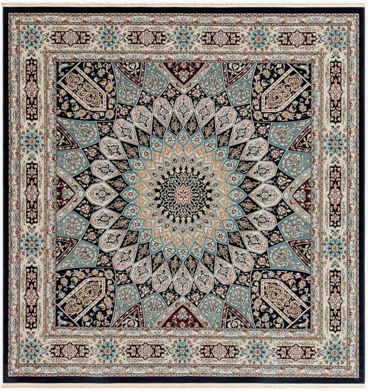 7' 10 x 7' 10 Nain Design Square Rug