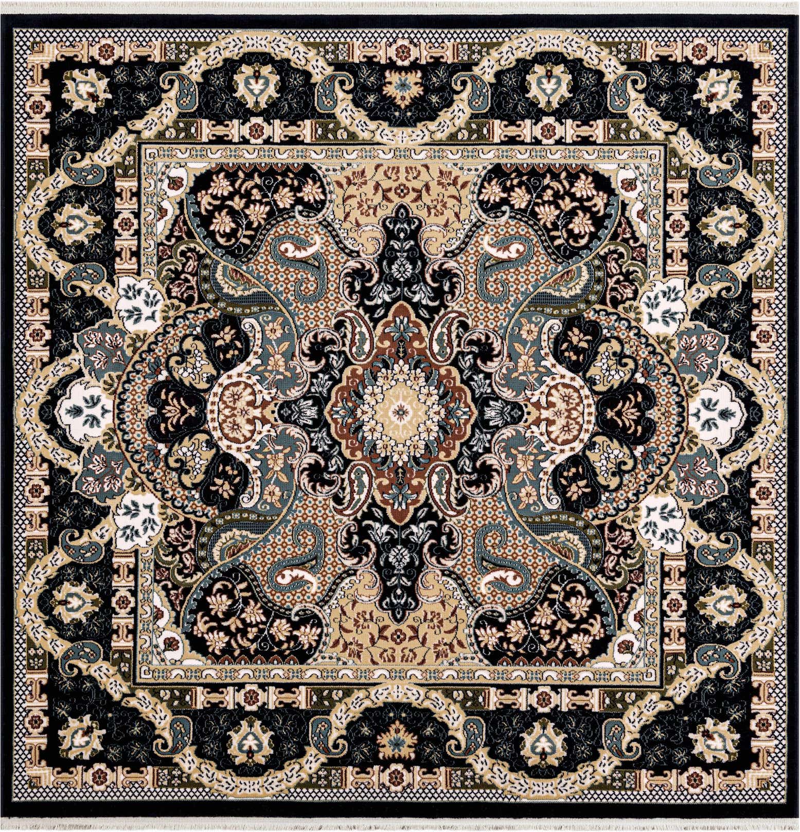 6' 1 x 6' 1 Nain Design Square Rug