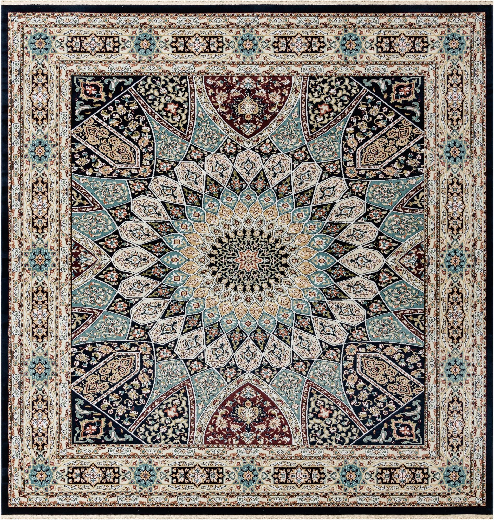 Primary image 10' x 10' Nain Design Square Rug