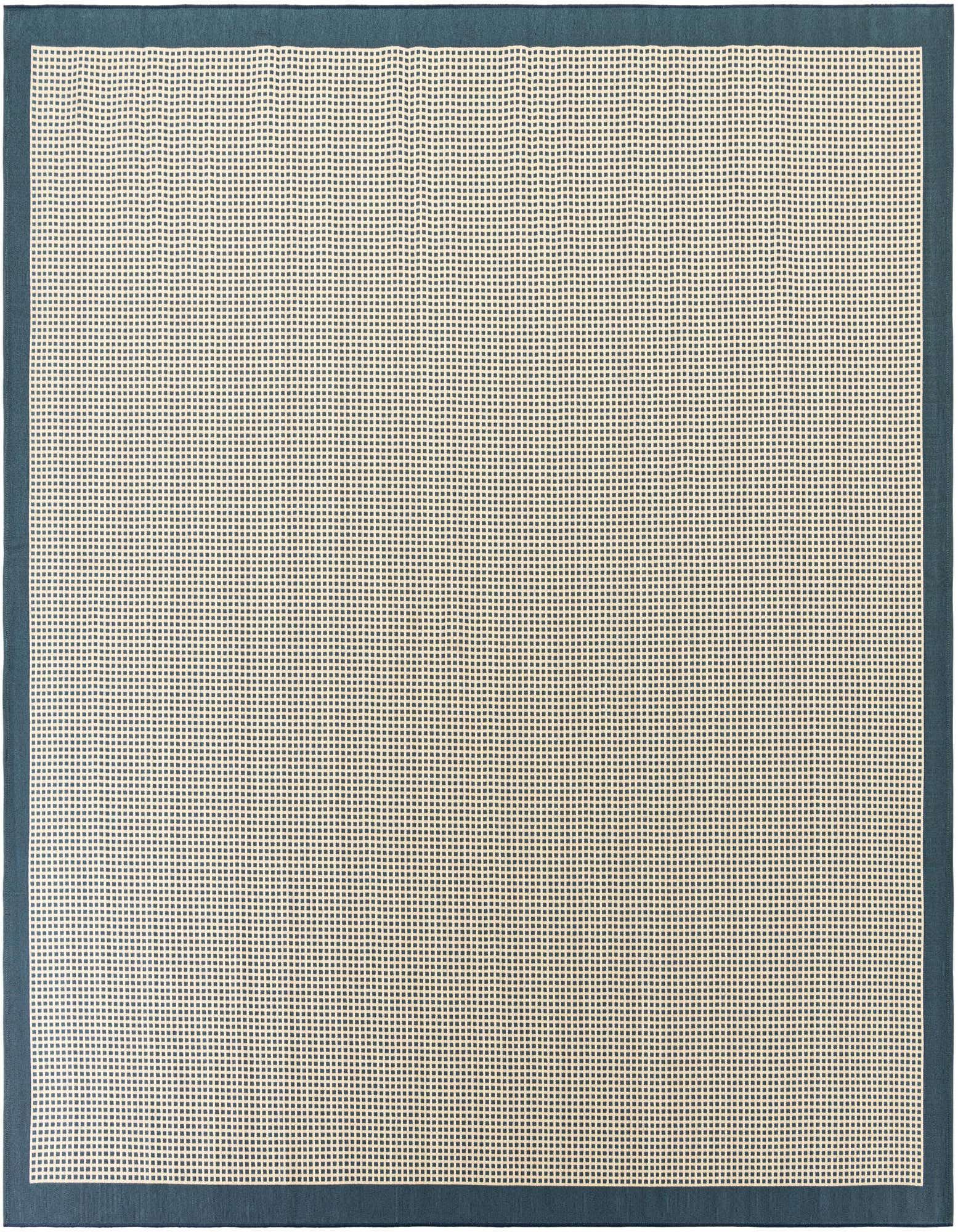 10' x 10' Easy-Clean Border Indoor / Outdoor Square Rug