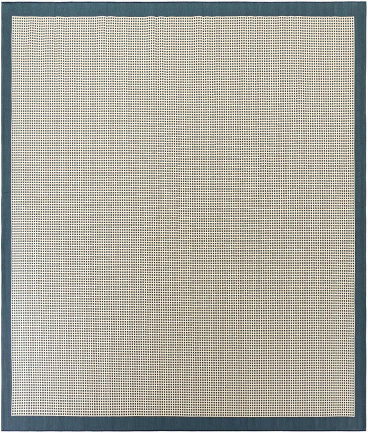 Detail image of 10' x 10' Easy-Clean Border Indoor / Outdoor Square Rug