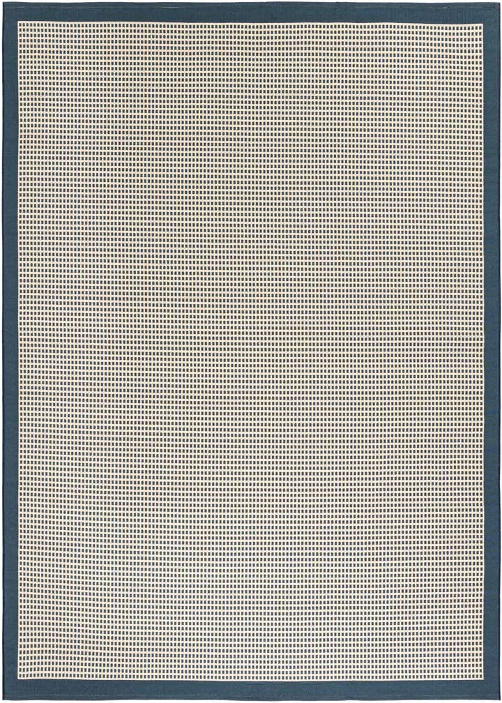 7' 10 x 7' 10 Easy-Clean Border Indoor / Outdoor Square Rug