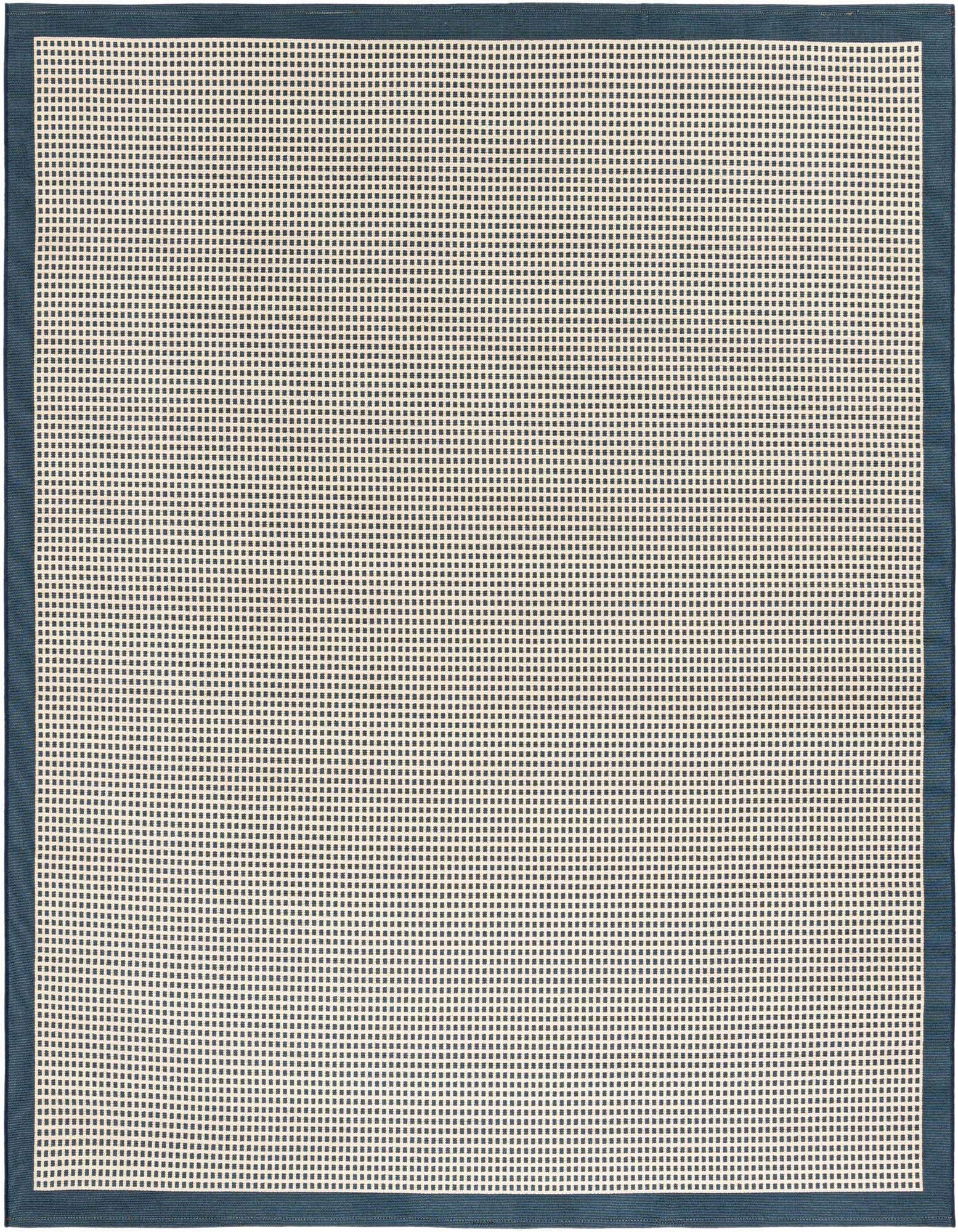 7' 10 x 7' 10 Easy-Clean Border Indoor / Outdoor Square Rug